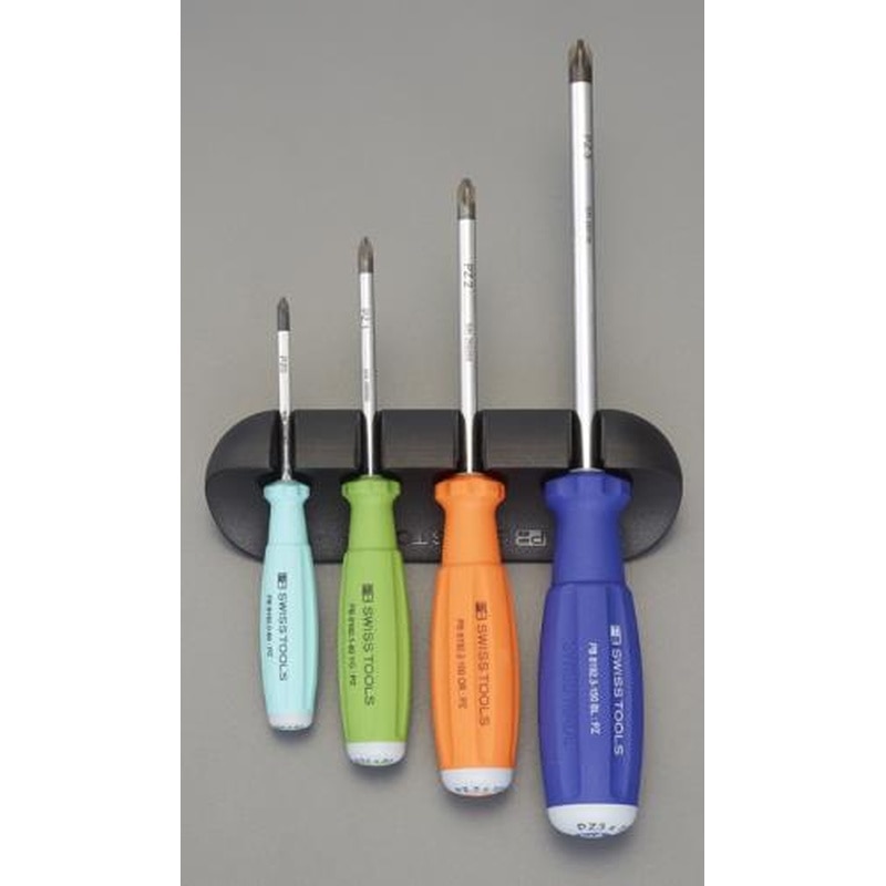 エスコ EA560PR-70 #0-#3/4本組［Pozidriv]ドライバー 1個（ご注文単位1個）【直送品】