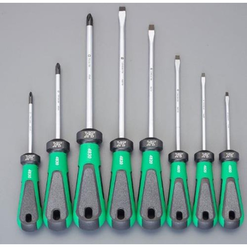 エスコ EA560SE 8本組［＋-]ドライバー 1個（ご注文単位1個）【直送品】