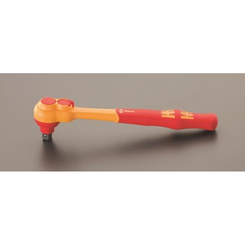 エスコ EA560WP-1 3/8”DRx222mm絶縁ラチェットハンドル 1個（ご注文単位1個）【直送品】