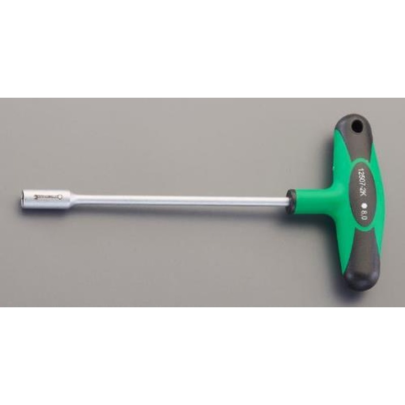 エスコ EA565BG-13 13.0x200mm［Nut]ドライバー(T型) 1個（ご注文単位1個）【直送品】