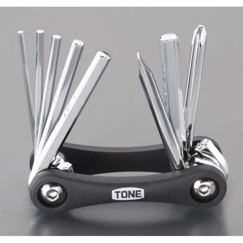 エスコ EA573XY-6 8本組マルチツール(折込式) 1個（ご注文単位1個）【直送品】