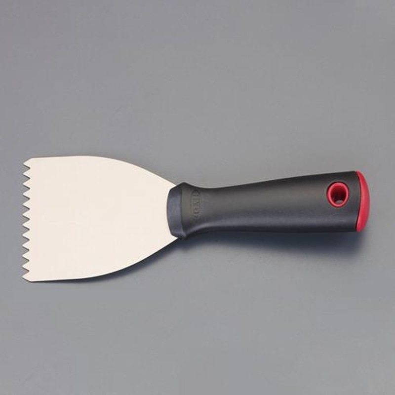 エスコ EA579BH-211 76mmパテベラ(荒くし目型) 1個(ご注文単位1個)【直送品】