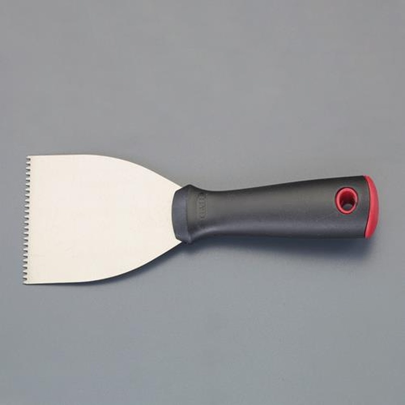 エスコ EA579BH-212 76mmパテベラ(細くし目型) 1個(ご注文単位1個)【直送品】