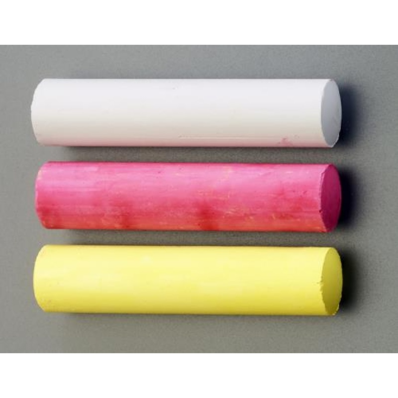 エスコ EA581E-31 φ25mm極太チョーク(白/3本) 1個(ご注文単位1個)【直送品】