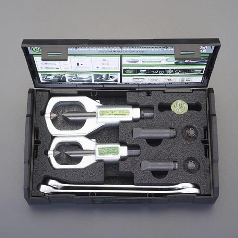 エスコ EA586W φ10-36mmナットスプリッターセット(両刃) 1個(ご注文単位1個)【直送品】