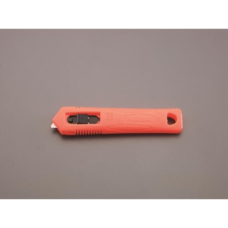 エスコ EA589AH-23 145mmセーフティカッターナイフ(自動収納式/左右両用) 1個（ご注文単位1個）【直送品】