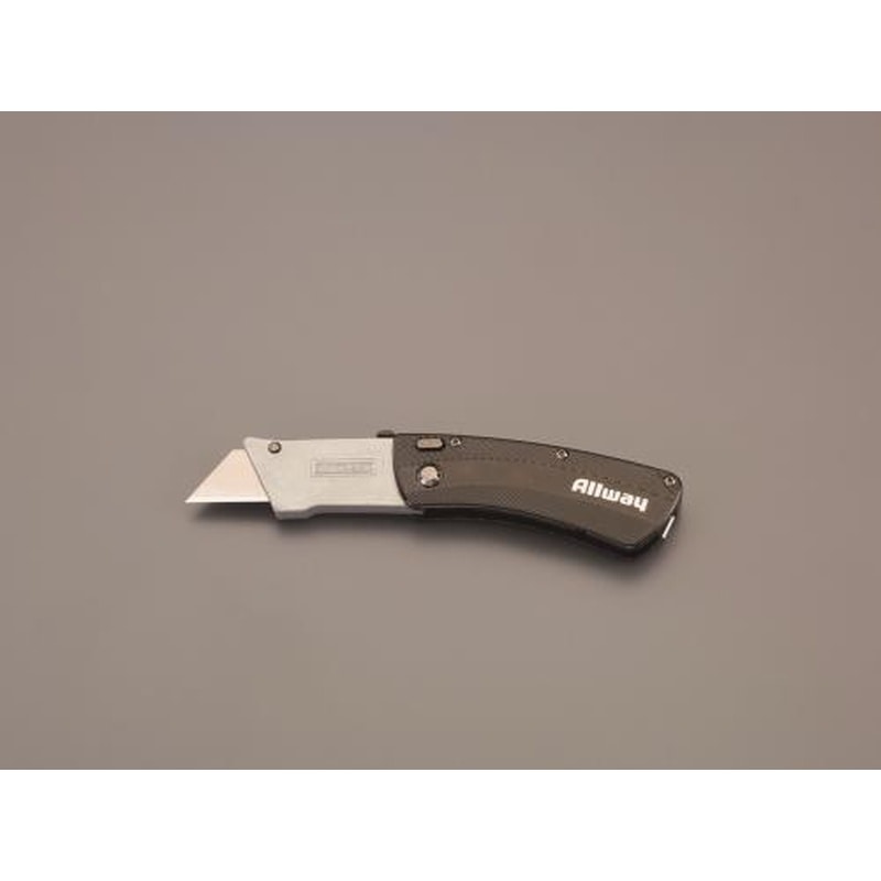 エスコ EA589CJ-11 160㎜折込型ナイフ(セーフティ/替刃式) 1個（ご注文単位1個）【直送品】