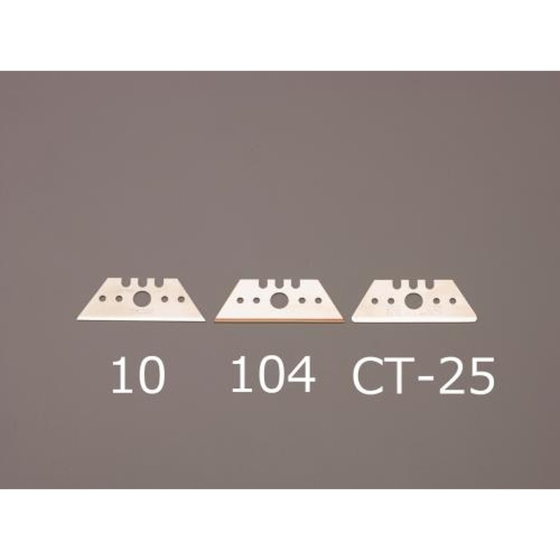 エスコ EA589CT-25 50x19x0.63mmカッターナイフ替刃(10枚) 1個(ご注文単位1個)【直送品】