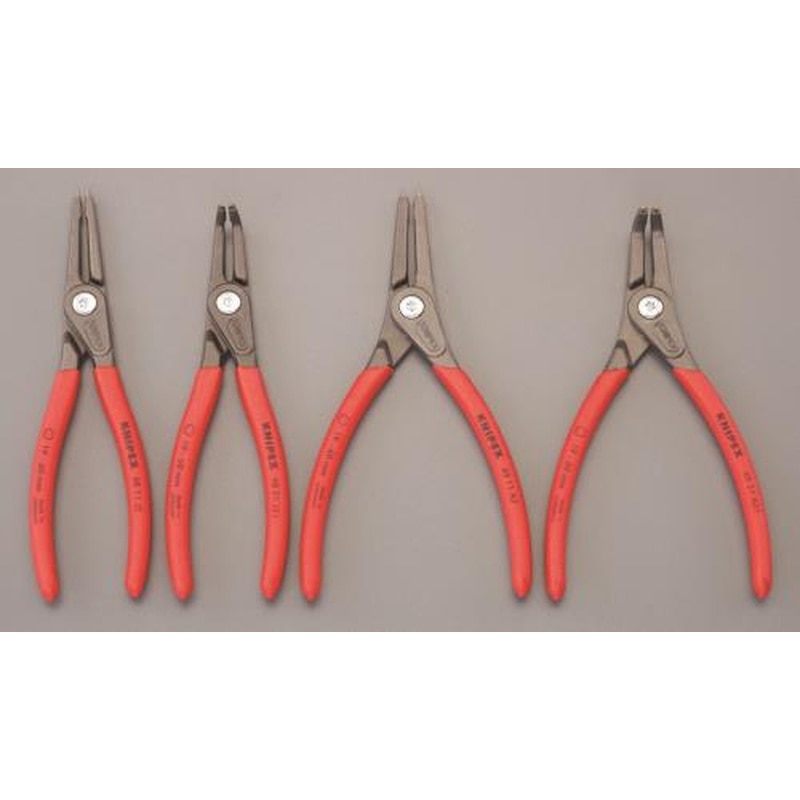 エスコ EA590-16 4本組スナップリングプライヤー(軸・穴用) 1個（ご注文単位1個）【直送品】