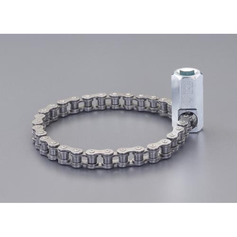 エスコ EA604AL-5 φ0-110mmチェーン式オイルフィルターレンチ 1個（ご注文単位1個）【直送品】