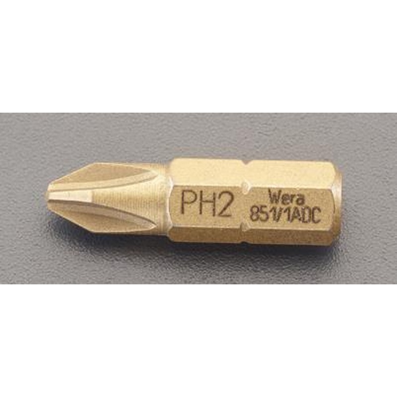 エスコ EA611A-73 #3x25mm［＋]ドライバービット(ダイヤモンド付) 1個（ご注文単位1個）【直送品】