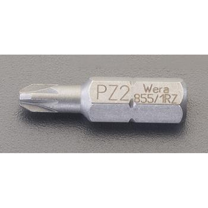 エスコ EA611GP-12 PZ2x25mm［Pozi]ドライバービット 1個（ご注文単位1個）【直送品】
