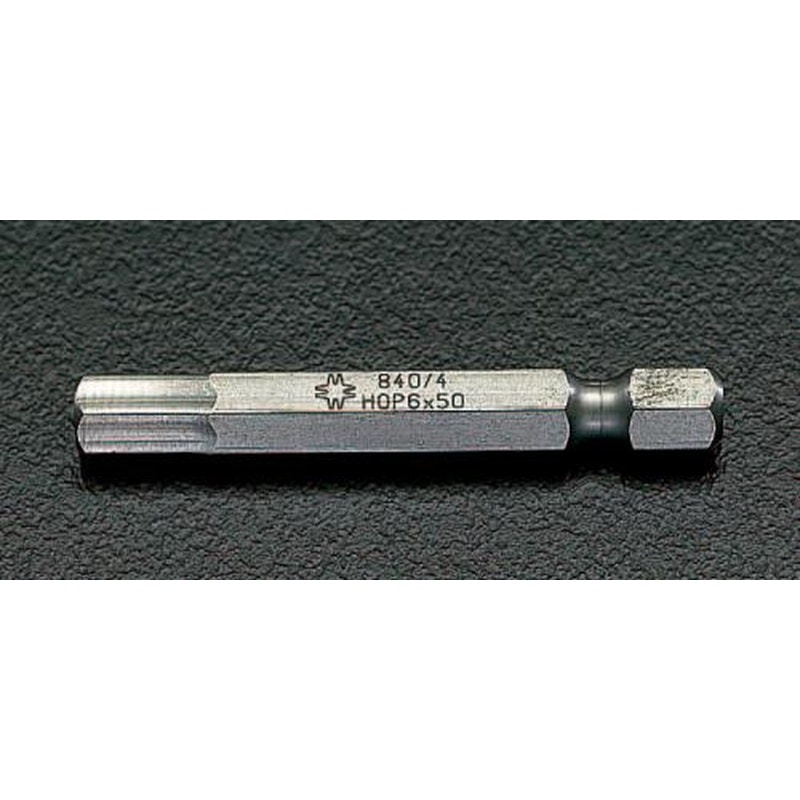 エスコ EA611GR-0.9 0.9x50mm［Hex-Plus]ドライバービット 1個（ご注文単位1個）【直送品】