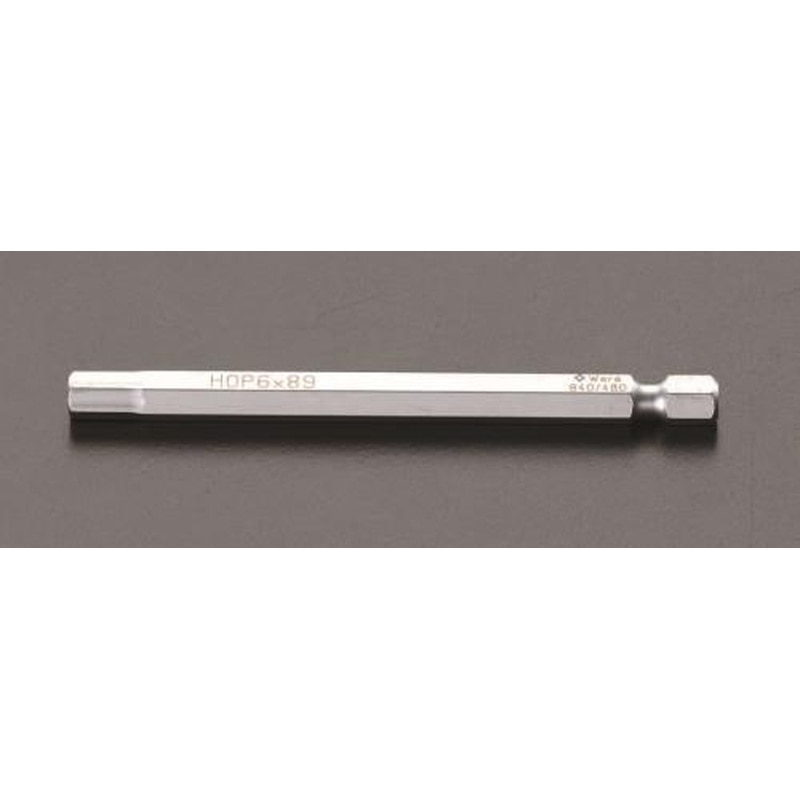 エスコ EA611GR-112 3/32”x89mm［Hex-Plus]ドライバービット 1個（ご注文単位1個）【直送品】