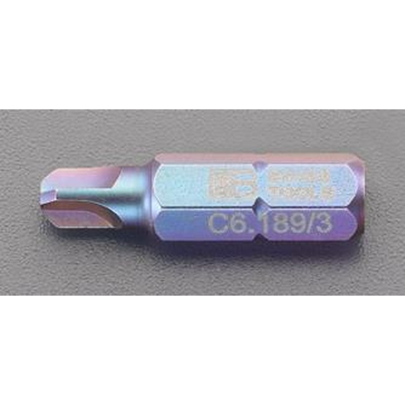エスコ EA611PF-0 #0x25mm［TRI-WING]ドライバービット 1個（ご注文単位1個）【直送品】