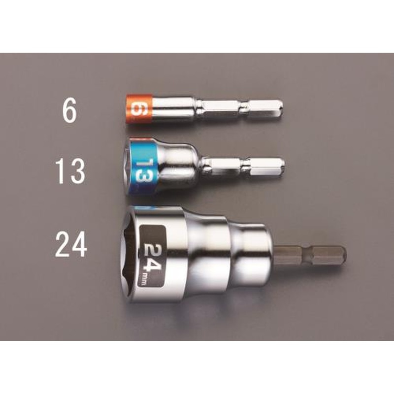 エスコ EA612BF-19 19㎜電ドルソケット(ショート) 1個（ご注文単位1個）【直送品】