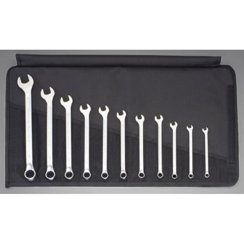 エスコ EA614SX-1 8-22mm/11本組片目片口スパナ 1個（ご注文単位1個）【直送品】