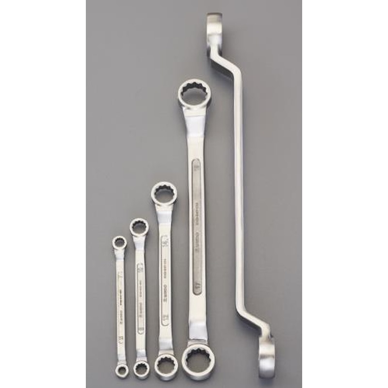 エスコ EA616BS-102 5本組/5.5-24mm両口メガネレンチ 1個（ご注文単位1個）【直送品】