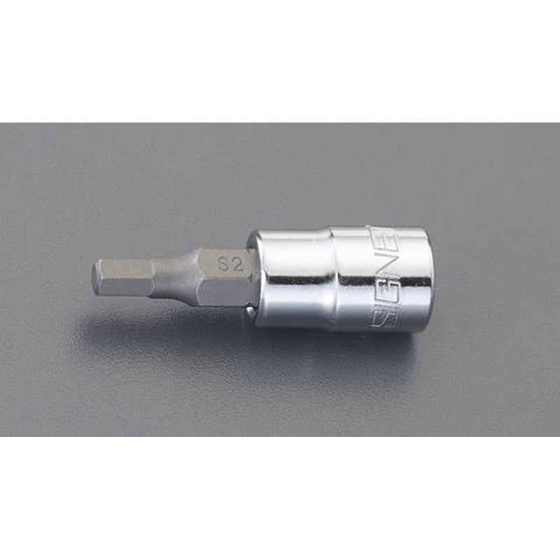 エスコ EA617CF-102 1/4”DRx3/16”［INHEX]ビットソケット 1個（ご注文単位1個）【直送品】