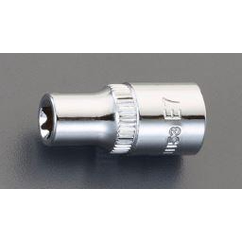 エスコ EA617CV-7 1/4”DRxE7［Hexlobe]ソケット 1個（ご注文単位1個）【直送品】