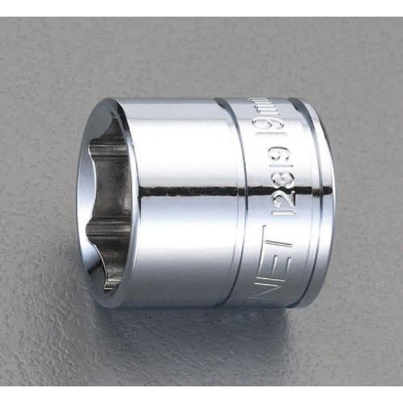 エスコ EA617DJ-202 3/8”DRx3/8”ソケット 1個（ご注文単位1個）【直送品】