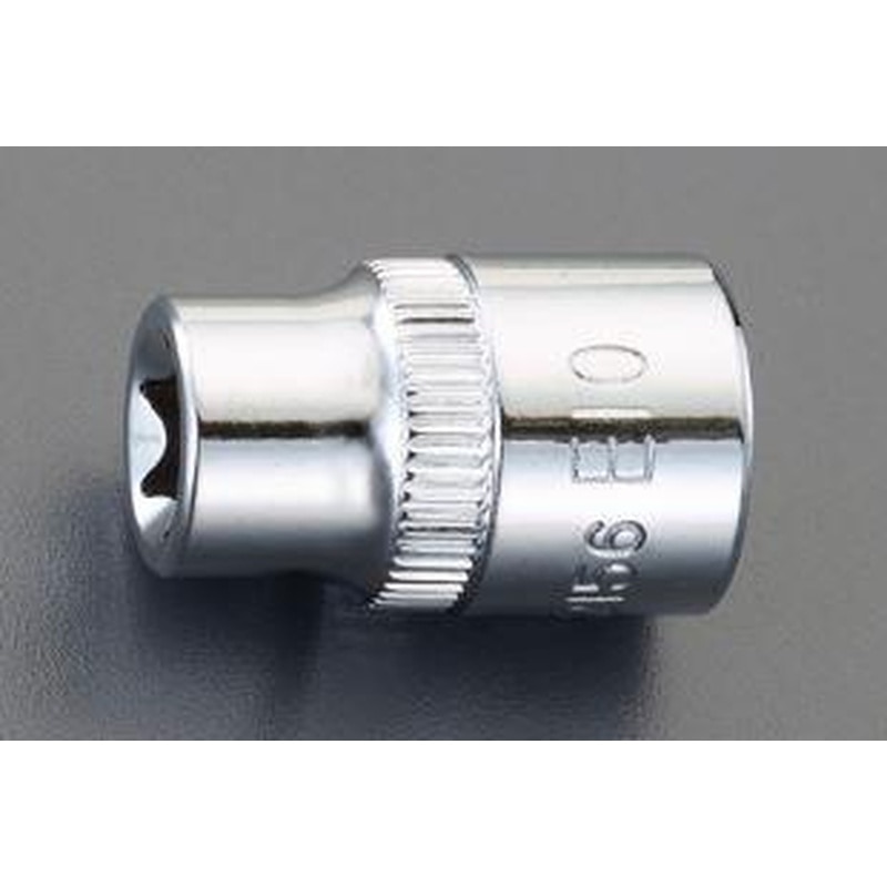 エスコ EA617DK-312 3/8”DRxE12［Hexlobe]ソケット 1個（ご注文単位1個）【直送品】