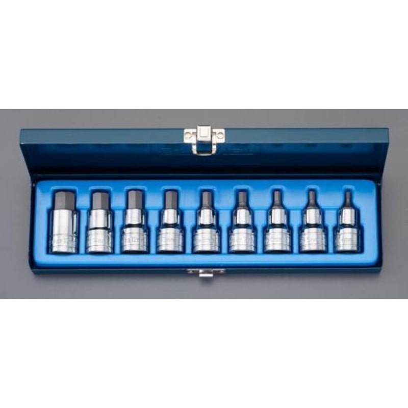 エスコ EA617DZ-1 1/2”DR/4-17mm［Hexagon]ビットソケット 1個（ご注文単位1個）【直送品】