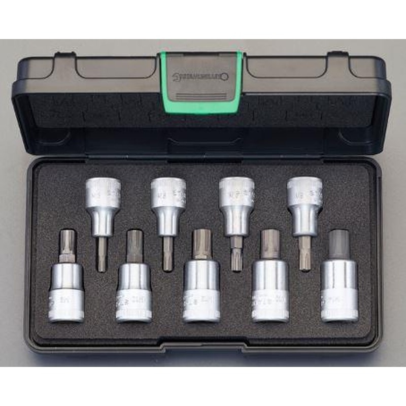 エスコ EA617ZP-200 1/2”DR/M5~M14Rive-CVビットソケット 1個（ご注文単位1個）【直送品】