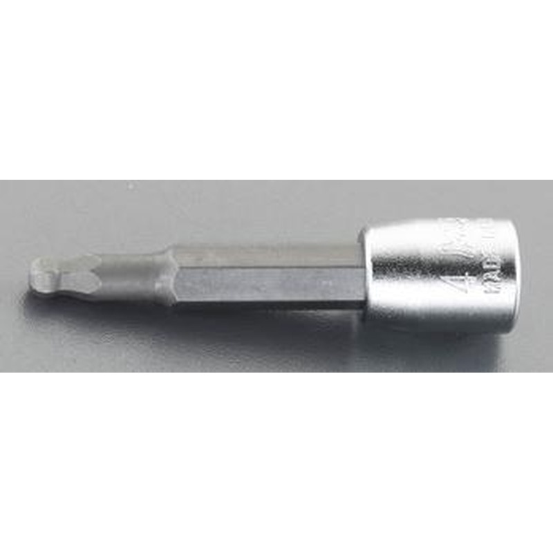 エスコ EA618AT-303 1/4”DRx3mm(ボールポイント)Hexビットソケット 1個（ご注文単位1個）【直送品】
