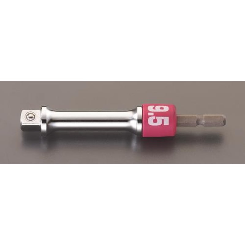 エスコ EA618AX-422 3/8”DRx1/4”HEXソケットアダプター(ロング) 1個（ご注文単位1個）【直送品】