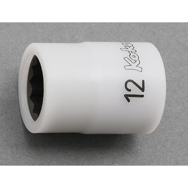 エスコ EA618BJ-12 3/8”DRx12mmソケット(プロテクター付) 1個(ご注文単位1個)【直送品】