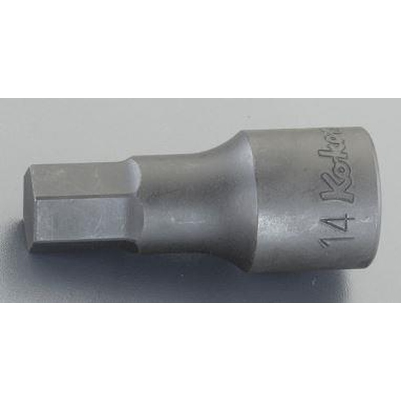 エスコ EA618CR-10 1/2”DRx10㎜/60㎜［INHEX]ビットソケット 1個（ご注文単位1個）【直送品】