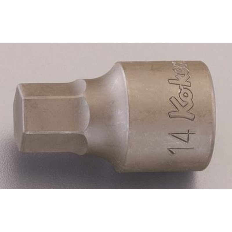 エスコ EA618CR-118 1/2”DRx18㎜/43㎜［INHEX]ビットソケット 1個（ご注文単位1個）【直送品】