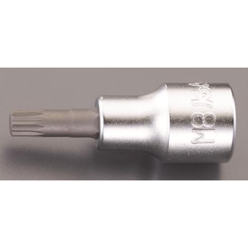 エスコ EA618CV-6 1/2”DRxM6［XZN]ビットソケット(3重4角) 1個（ご注文単位1個）【直送品】