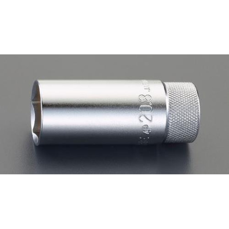 エスコ EA618KP-42 1/2”DR/18㎜プラグソケット(マグネット付・六角) 1個（ご注文単位1個）【直送品】