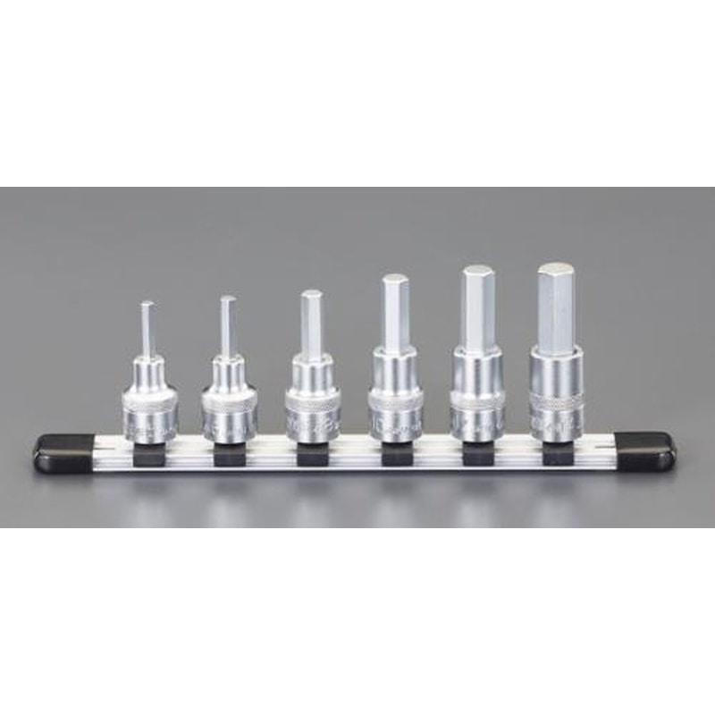 エスコ EA618KT-2 1/2”DR/5-14mm［HEX]ビットソケットセット 1個（ご注文単位1個）【直送品】