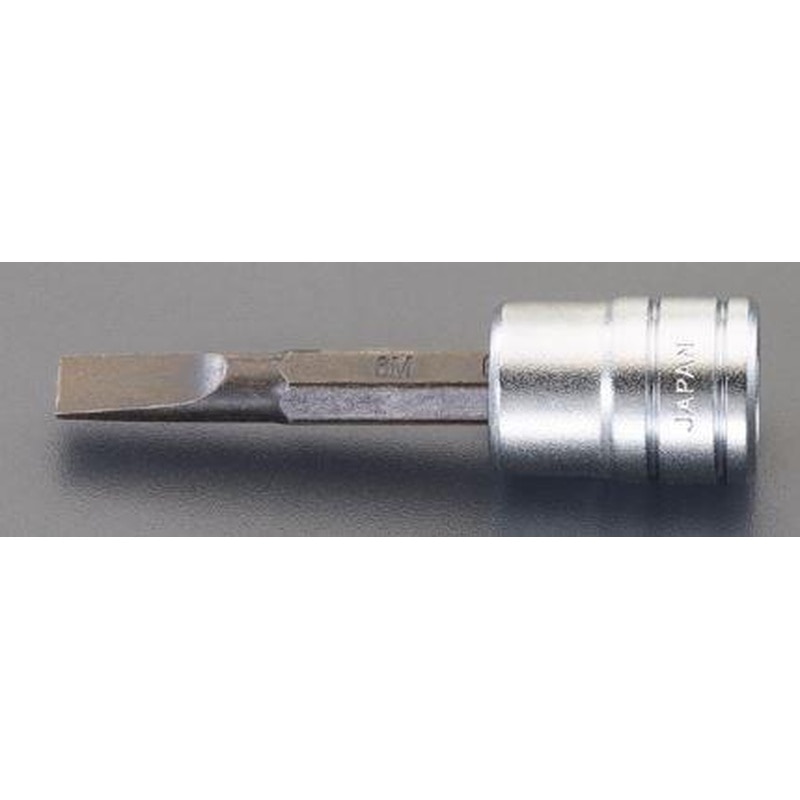 エスコ EA618NR-11 1/4”DR/6x1.0mm(-)ビットソケット 1個（ご注文単位1個）【直送品】