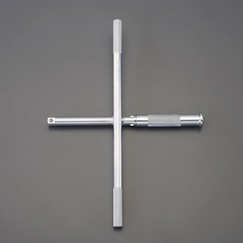 エスコ EA618RB-13 1/2”DRx285x400mm早回しクロスハンドル 1個(ご注文単位1個)【直送品】