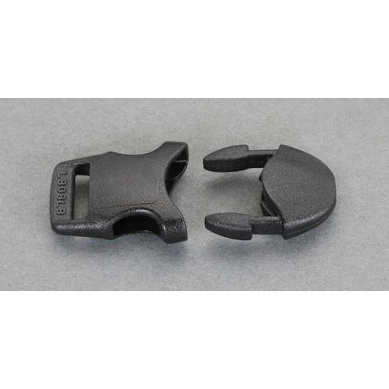 エスコ EA628RA-2 8.0x1.0mm［ストラップ用]バックル(サイドリリース) 1個（ご注文単位1個）【直送品】