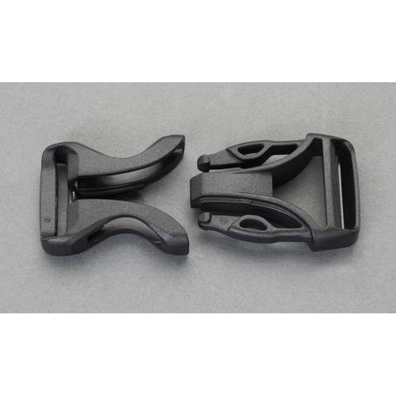 エスコ EA628RB-380 38mmバックル(サイドリリース/プラスチック製) 1個（ご注文単位1個）【直送品】