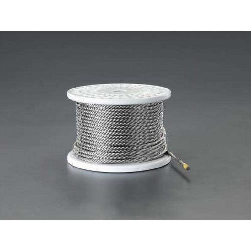 エスコ EA628SC-16 6mmx50mハンドウィンチ用ワイヤーロープ 1個(ご注文単位1個)【直送品】