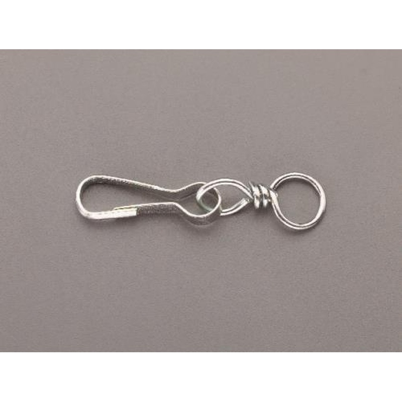 エスコ EA638AX-62 40mmスイベルスナップ(スチール製) 1個(ご注文単位1個)【直送品】