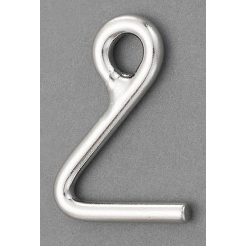 エスコ EA638FY-24 7.9x15.7mmフック(ステンレス製) 1個（ご注文単位1個）【直送品】