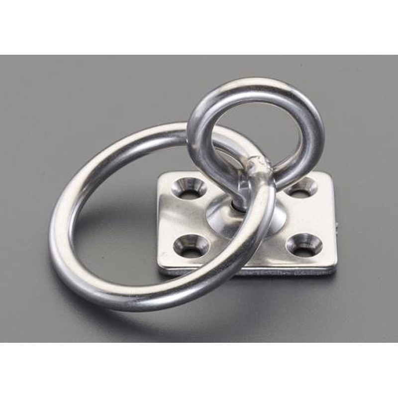 エスコ EA638GB-31 30x34mm/φ30.7回転パッドアイ(リング付) 1個(ご注文単位1個)【直送品】