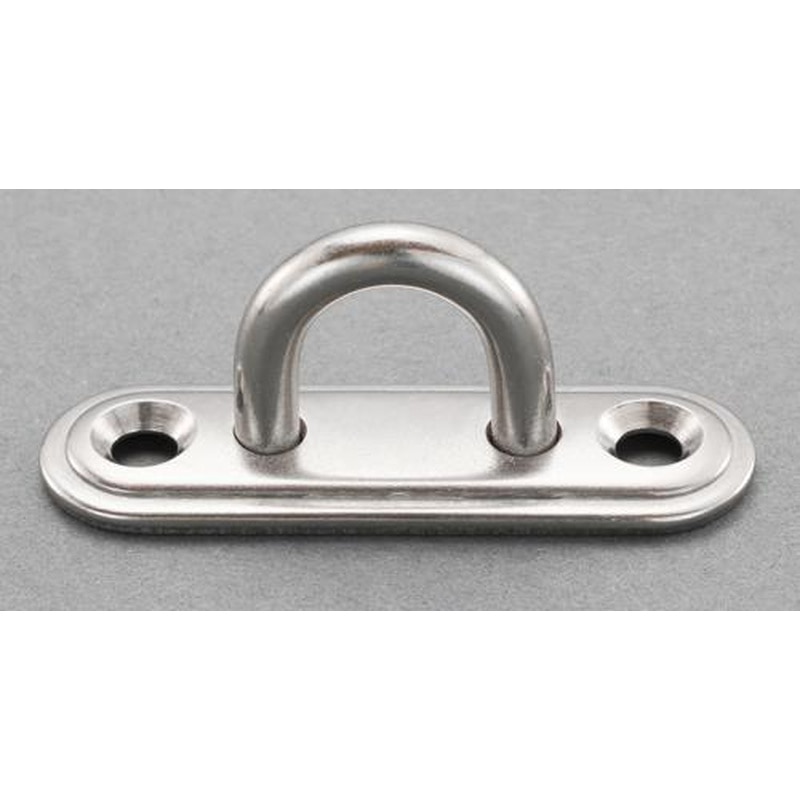 エスコ EA638GE-12 63.5mm/16.0mmパッドアイ(ステンレス製) 1個(ご注文単位1個)【直送品】