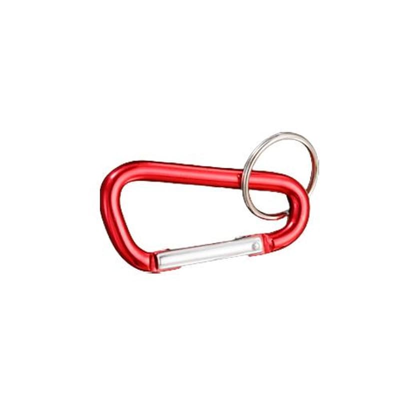 エスコ EA638JG-163 6x60mmカラビナフック(アルミ/レッド) 1個(ご注文単位1個)【直送品】