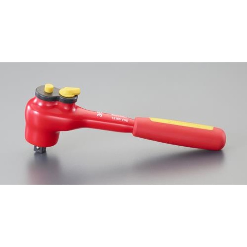 エスコ EA640RF-3 3/8”DR絶縁ラチェットハンドル 1個（ご注文単位1個）【直送品】