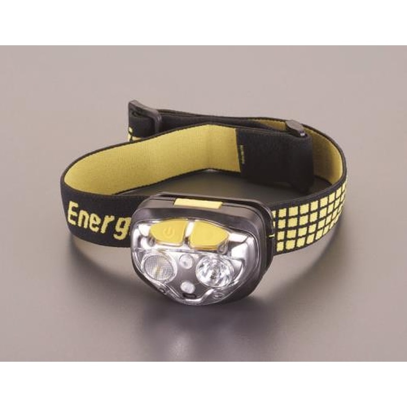 エスコ EA758EA-11[単4x3本]ヘッドライト/LED(赤・緑・白) 1個（ご注文単位1個）【直送品】