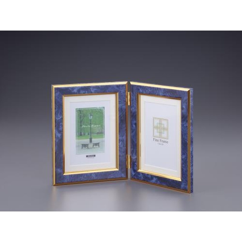 エスコ EA761LP-43 kg横/L判縦フォトフレーム(大理石調) 1個（ご注文単位1個）【直送品】