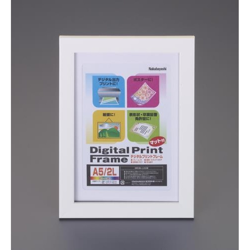 エスコ EA761LP-61 L/チェキ判デジタルプリントフレーム 1個（ご注文単位1個）【直送品】